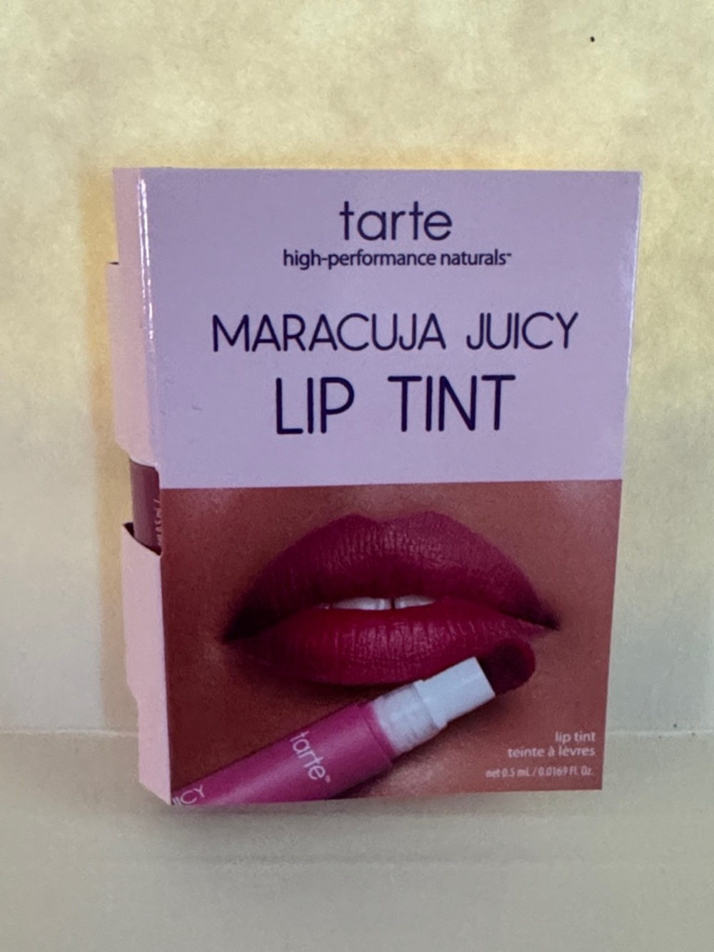 TARTE Maracuja Juicy Lip Tint in Lolli Mini Purse Travel Size 0.0169oz NIP